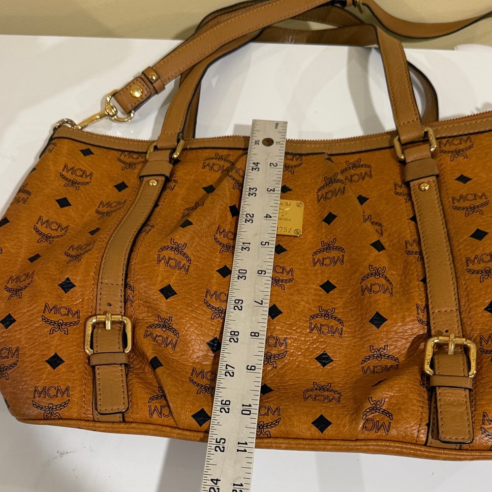 Authentic MCM Cognac MCM Crossbody Women’s designer handbag - Picture 12 of 13